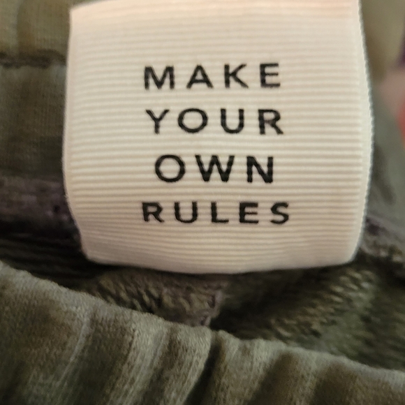 Womens Aerie Green Track Pants with Drawstring Waist and Relaxed Fit. Size S - Picture 2 of 7